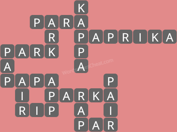 Wordscapes daily puzzle April 20 answers