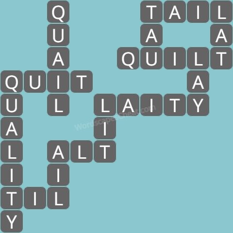 Wordscapes daily puzzle August 13 answers