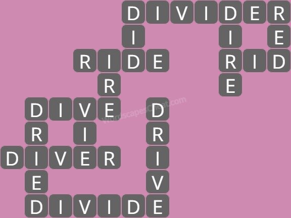 Wordscapes daily puzzle August 16 answers