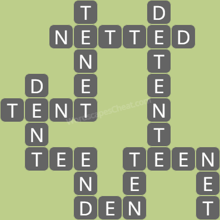 Wordscapes daily puzzle August 20 answers