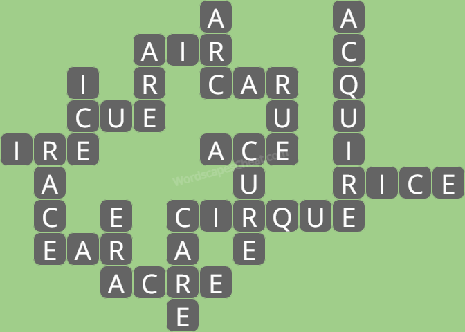 Wordscapes daily puzzle August 21 answers