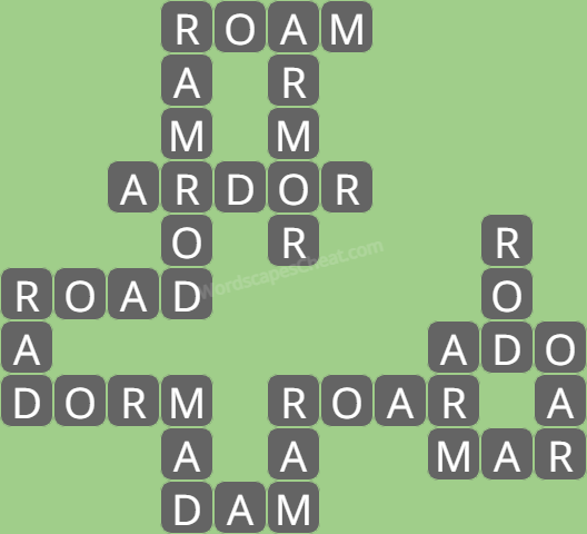Wordscapes daily puzzle August 31 answers