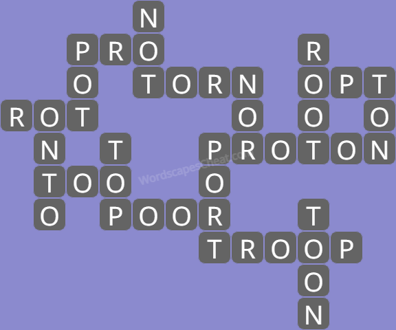 Wordscapes daily puzzle August 4 answers