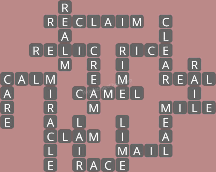 Wordscapes daily puzzle December 25 answers