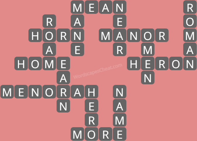 Wordscapes daily puzzle December 26 answers