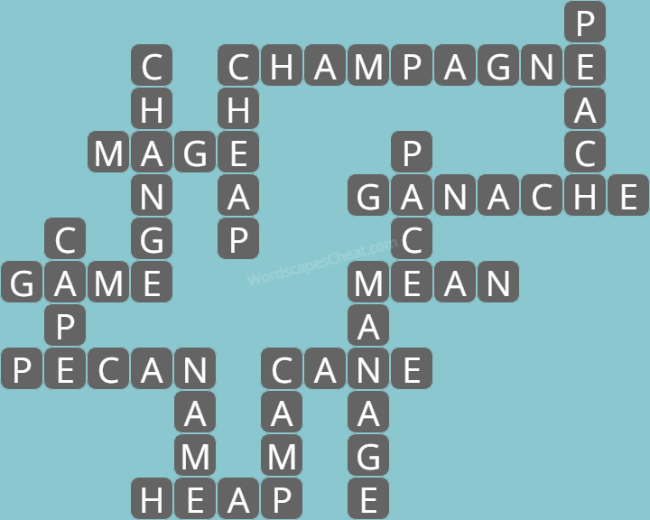 Wordscapes daily puzzle December 31 answers
