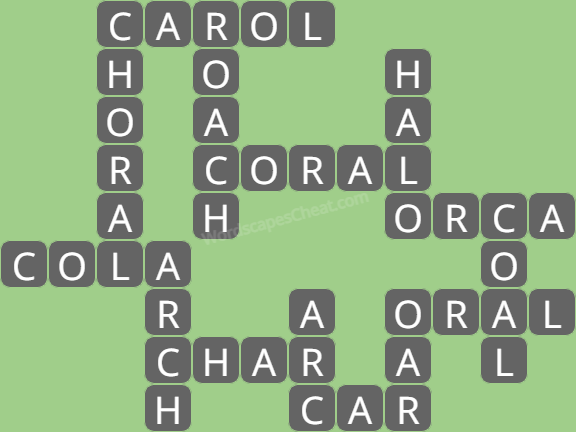 Wordscapes daily puzzle December 9 answers