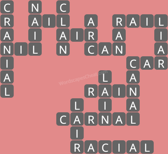 Wordscapes daily puzzle February 20 answers