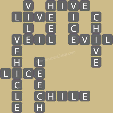 Wordscapes daily puzzle February 21 answers