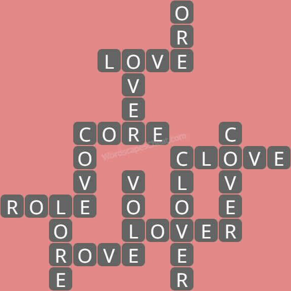 Wordscapes daily puzzle January 1 answers