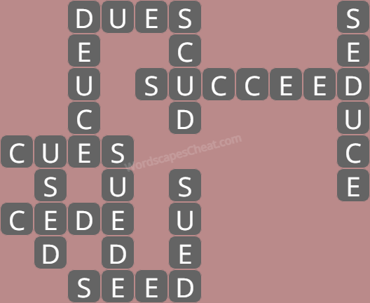 Wordscapes daily puzzle January 30 answers