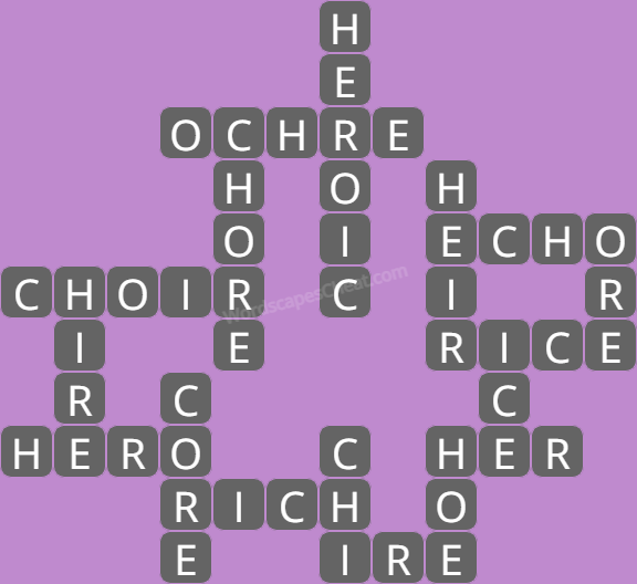 Wordscapes daily puzzle January 8 answers