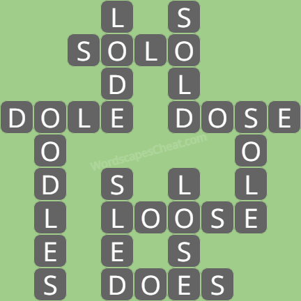 Wordscapes daily puzzle July 12 answers