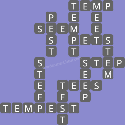 Wordscapes daily puzzle July 15 answers
