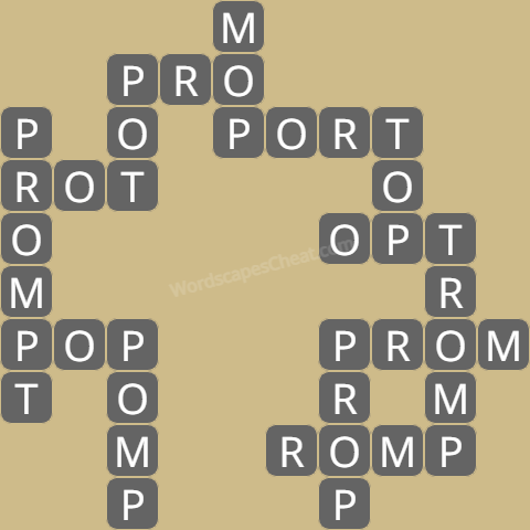 Wordscapes daily puzzle July 20 answers