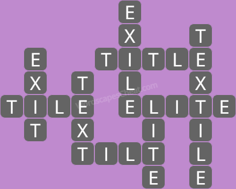 Wordscapes daily puzzle July 26 answers