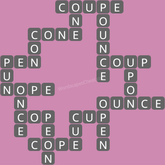 Wordscapes daily puzzle July 27 answers