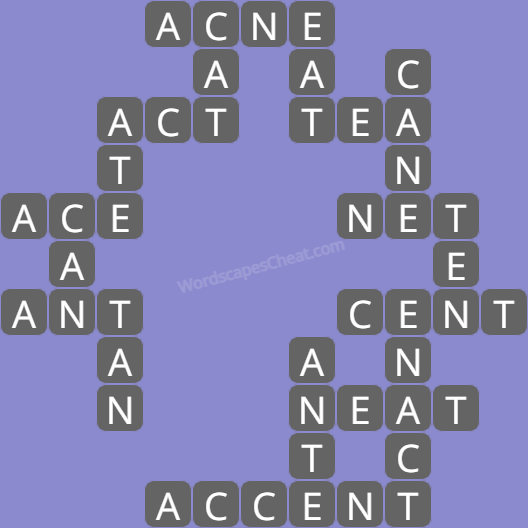 Wordscapes daily puzzle July 5 answers