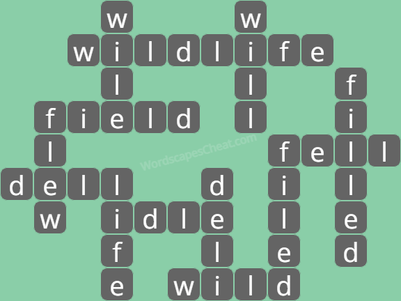 Wordscapes daily puzzle June 13 answers