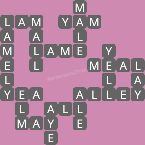 Wordscapes daily puzzle June 17 answers