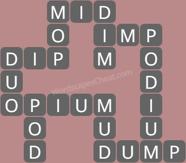 Wordscapes daily puzzle June 28 answers