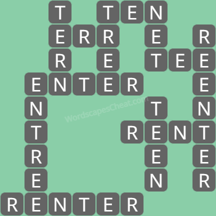 Wordscapes daily puzzle June 3 answers