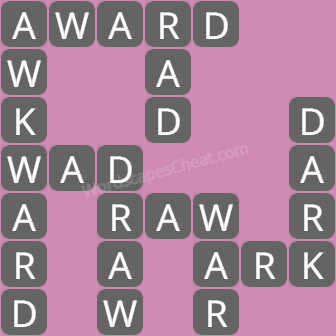 Wordscapes daily puzzle June 7 answers