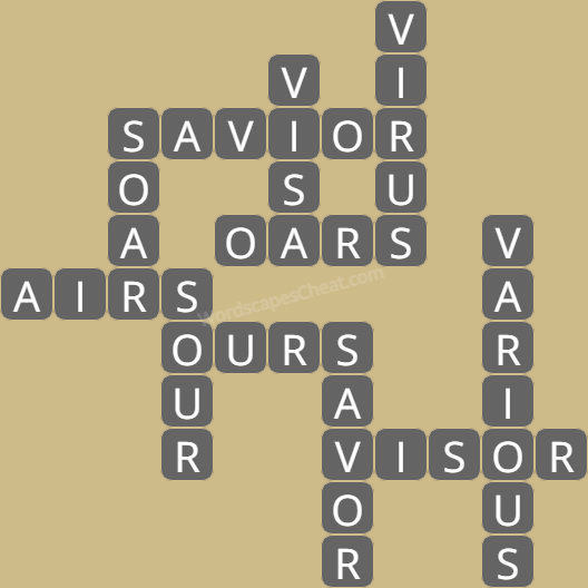 Wordscapes daily puzzle March 12 answers