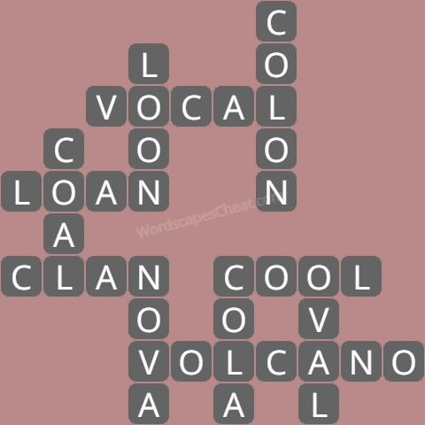 Wordscapes daily puzzle March 20 answers