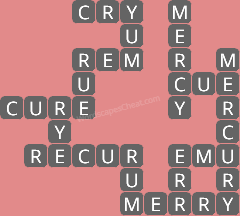 Wordscapes daily puzzle May 20 answers