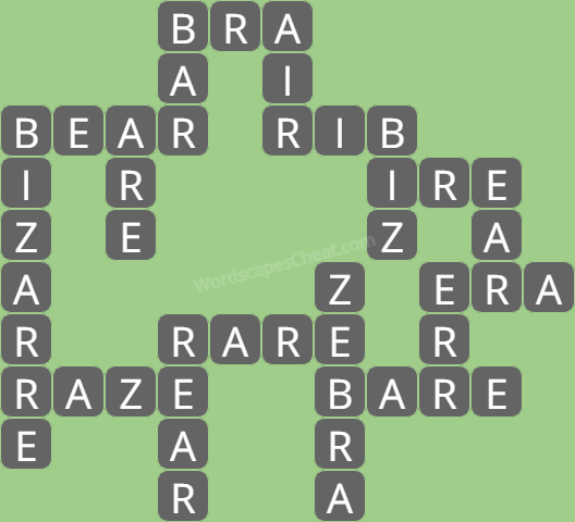 Wordscapes daily puzzle May 23 answers