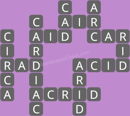 Wordscapes daily puzzle May 27 answers