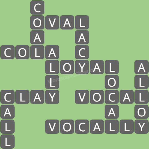 Wordscapes daily puzzle May 3 answers