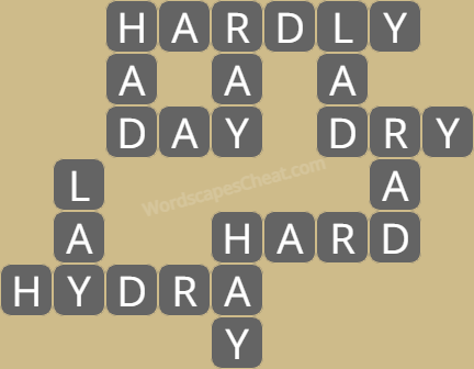 Wordscapes daily puzzle May 31 answers