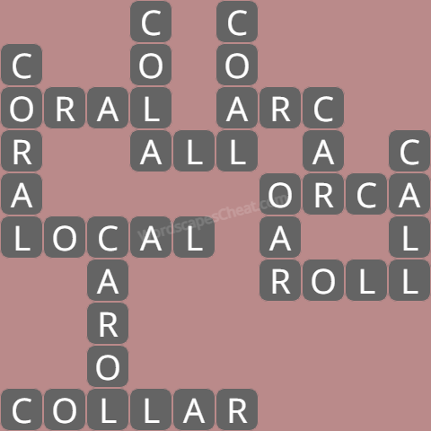 Wordscapes daily puzzle May 9 answers