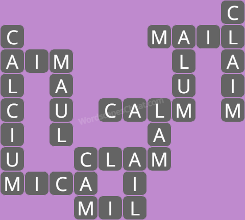 Wordscapes daily puzzle November 13 answers