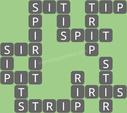 Wordscapes daily puzzle November 19 answers