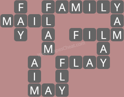 Wordscapes daily puzzle November 25 answers