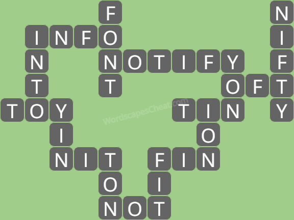 Wordscapes daily puzzle October 10 answers