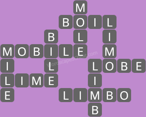 Wordscapes daily puzzle October 4 answers