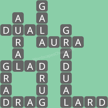 Wordscapes daily puzzle September 1 answers