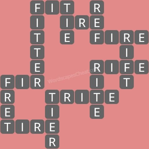 Wordscapes daily puzzle September 17 answers