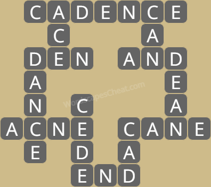 Wordscapes daily puzzle September 8 answers