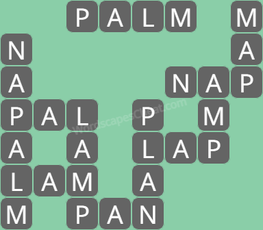 Wordscapes level 3545 answers