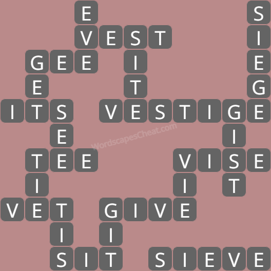 Wordscapes level 3640 answers