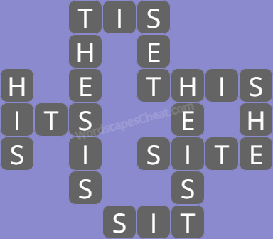 Wordscapes level 4717 answers