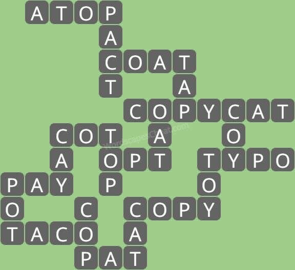 Wordscapes level 4974 answers