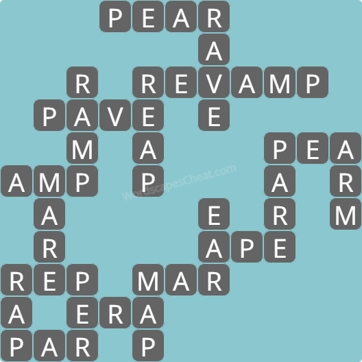 Wordscapes level 556 answers