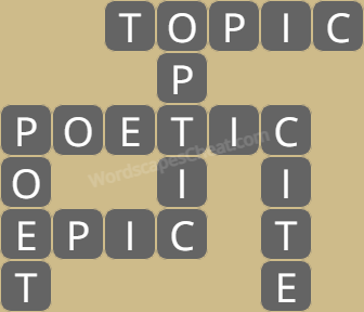 Wordscapes level 6222 answers