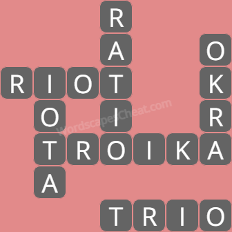 Wordscapes level 6241 answers
